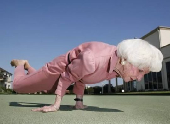 Yoga Instructor Grandma