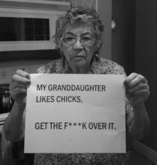 LGBT Supporter Grandma