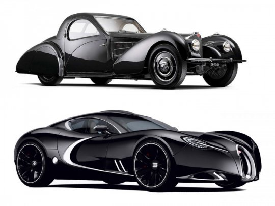 Bugatti Type 57 Atalante Concept and the Gangloff Concept