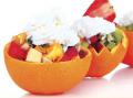 ხილის სალათი ფორთოხლის კალათებში– დაამშვენეთ საახალწლო სუფრა (მაშას რეცეპტებიდან)