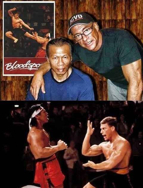 Bolo Yeung (Chong Li) და Jean-Claude Van Damme