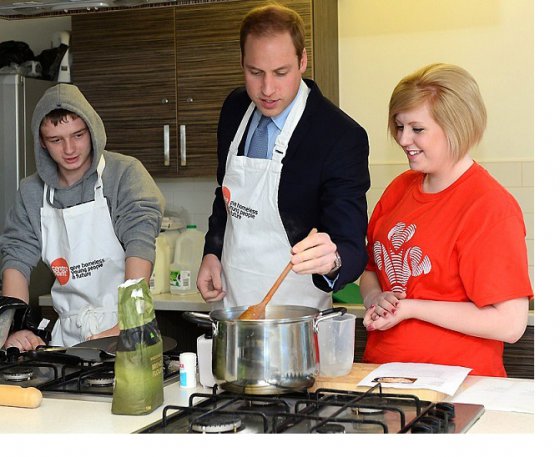 Prince William სამზარეულოში