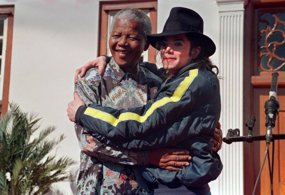 Michael Joseph Jackson და Nelson Rolihlahla Mandela