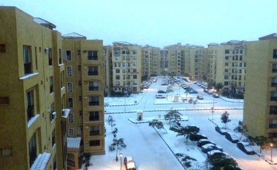 თოვლი ეგვიპტეში !
