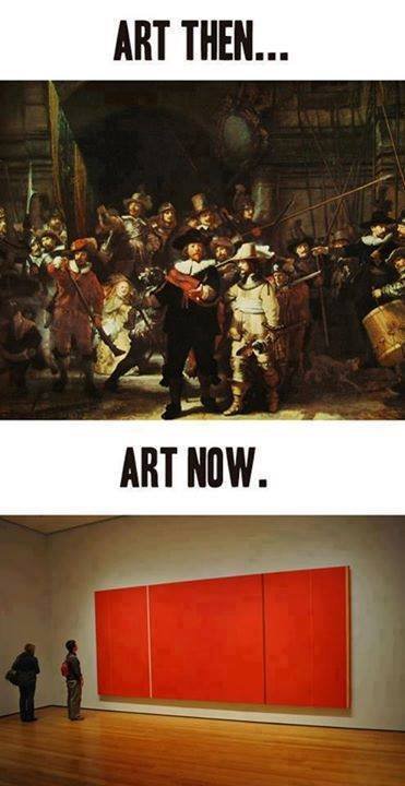 ხელოვნება ადრე და ხელოვნება ახლა