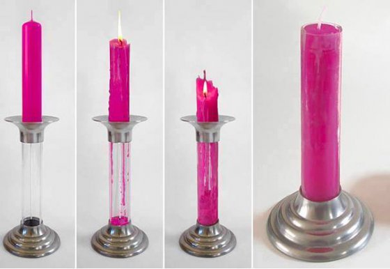 რეგენერაციული სანთელი, რომელიც დნობის პროცესში წარმოქმნის ახალ სანთელს
