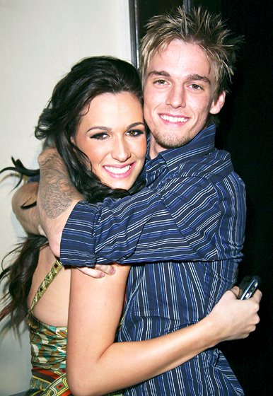 Aaron Carter and Angel Carter