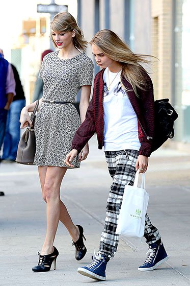 Taylor Swift and Cara Delevingne