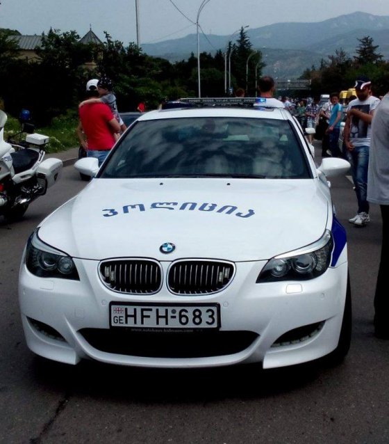 ქართული პოლიციის BMW