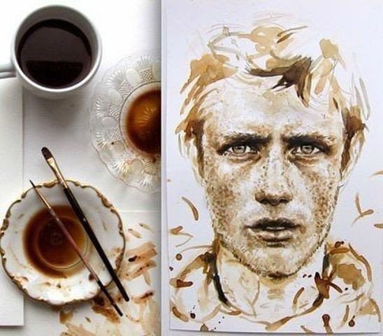 ნახატი ყავით