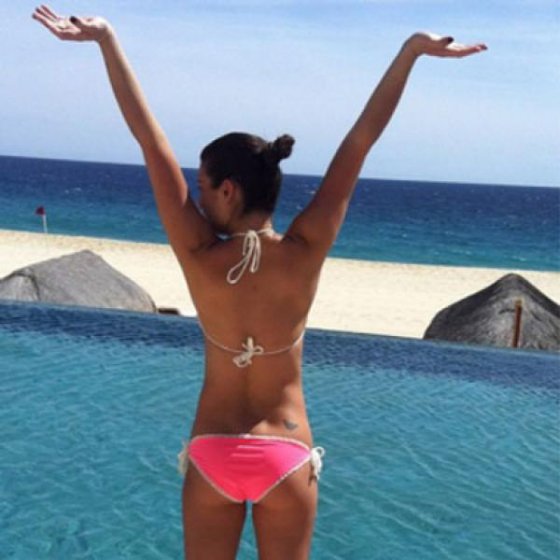 Lea Michele სანაპიროზე