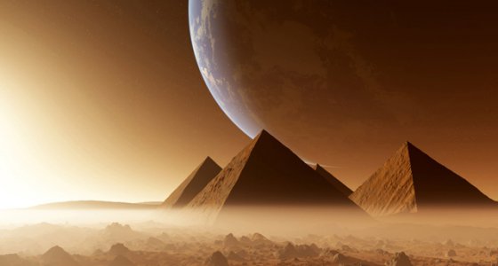 პლანეტა მარსის პირამიდები