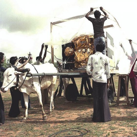 პირველი ინდური თანამგზავრის ტრანსპორტირება-1981 წელი