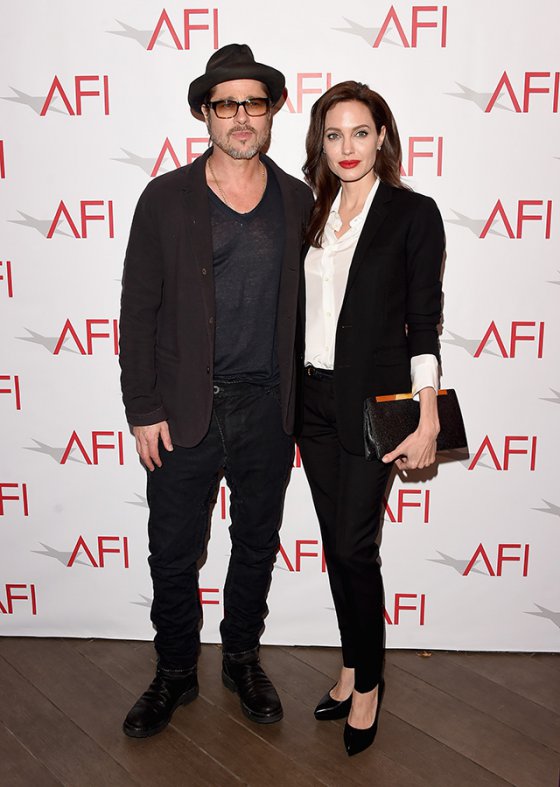 Angelina Jolie & Brad Pitt-ი AFI Awards 2015-ის დაჯილდოვებაზე