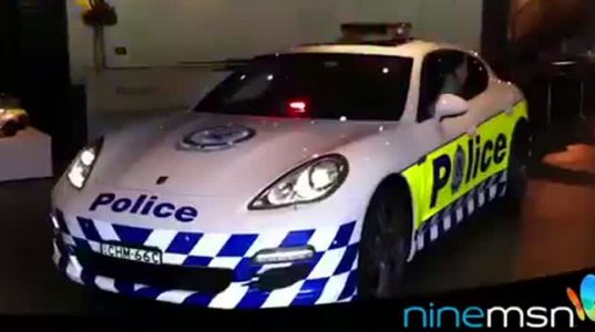 NSW Police Force - a Porsche patrol vehicle